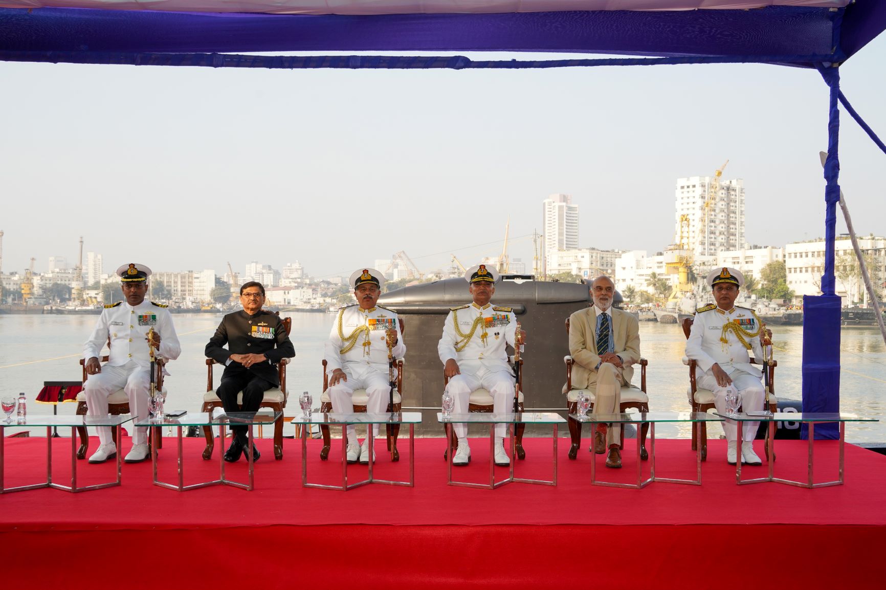 Commissioning Of Indian Naval Ship Vagir By Admiral R Hari Kumar, PVSM, AVSM, VSM, ADC Chief Of The Naval Staff - 23rd Jan 2023123